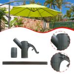 Courtyard Central Column Umbrella Holder Plastic Lift Handle Accessories Outdoor