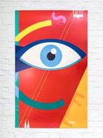 Peter Bysted DSB Danish Railway Poster 1991/92 No. 3 Original Vintage