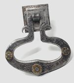 Lovely, Rare 17-18th Century Wrought Iron and Bronze  North Italian Door Knocker