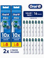 ORAL-B PRO  16X Precision Clean Replacement Toothbrush Heads - NEW SEALED