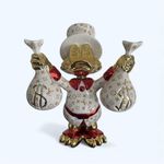 Scrooge McDuck LV Money Bags Sculptures. Colour Variations available. 42cm Tall.