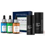 SKIN CARE BUNDLE for Men Expert Moisturiser + Anti-aging 3 Face Serum Gift Set