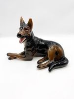 Ceramica De Cuernavaca Mexico Ceramic German Shepherd DOG Figurine 10” Large
