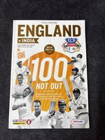 Cricket Memorabilia- England V India 100th TM 2011. Eng.  win-Programme & Ticket