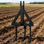 Middle Buster Potato Plow 3-Point Quick Hitch Tractor Attachment for CAT 0 and 1