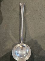 Antique George III Sterling Silver Soup Ladle London 1803 Eley & Fearn 194g 13"