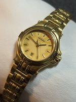 Vintage Swiss Gucci Gold Plated Women Watch Ladies 9240L For Parts Or Repair