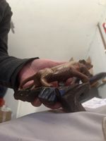 Carved Wooden Tiger Figurine 