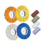 8Pcs Buffing Wheel Polishing Kit 8" Polishing Wheel Professional Buffing Pads