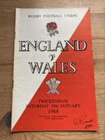 1964 England v Wales Rugby Union Souvenir Programme