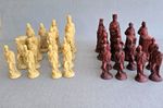 Crusades Era Themed Chess Set Resin Medieval King Richard Lionheart Style Figure