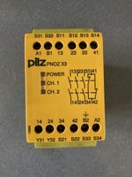 Pilz X3 Safety Relay ID-No 774310 24vDC Brand New, No Box