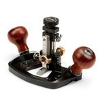KM-17 Pro Router Plane Die Steel Body Adjustable Fence with CAM Lock Depth Stop