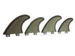 Surfboard Fins FCS Quad Set(4)Surfing Fin G5 & GX Quads Honeycomb Hexcore Black