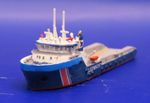 Levoli Black RJ-220 Italian Offshore Tug Rhenania Junior 1/1250 Scale Ship Model