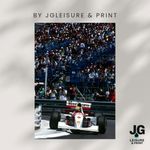 Ayrton Senna Inspired Formula One F1 Print - wall art poster A4 A3 A2 A1