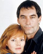Timothy Dalton & Marg Helgenberger [1043933] 8x10 photo (or poster)