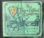 RARE “The Three Castles” cigarette packet (20 size). WD & HO Wills. Front only