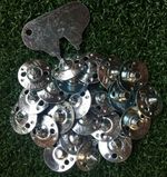 Champ Ceramic Tipped Silver Metal Golf & Cricket Spikes 6mm Steel Thread x 22