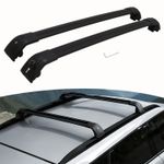 2X Car Roof Bars for Bmw X5 F15 2013-2018 Lockable Roof Rack Cross Bars Black