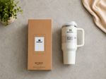 2026 Large Capacity Water 40 Oz Cup Insulated Bottle Mug - Straw Included