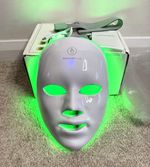 ROSABELLE Original LED Mask Light Therapy Face Mask White 7 Settings Wireless