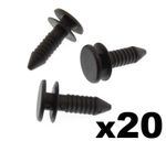 20x Land Rover Discovery Plastic Clips for Rear Door Trim Panel- Door Card Stud