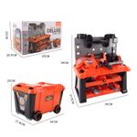 Kids Work Bench Tool Box DIY Creative Set Tool Bench Construction 65 Pcs Set