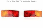 1 Pair of Hella Rear Stop Tail Indicator Clusters for Kubota RTV 900