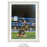 Rayan Cherki Hand Signed Man City NEW Goal Celebration Photo PSA Approved, COA
