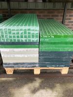 Non Slip GRP Grating Panel Waffle Board - 38mm thick x 1220mm x 425mm