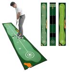 50X300CM Golf Putting Mat Green Indoor Outdoor Golf Practice Mat Mini Training