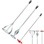 BlueSpot 3pc Drill Paint Plaster Mixer Paddle Mixing Whisk Power Tool Set