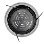 .+Outdoor Soffit Vent Rugged 75mm Multifunctional Round Air Vent Louver