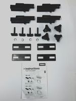 Thule T-track Adapter 697-1 for roof boxes with 80mm u clamps and 20mm t-tracks