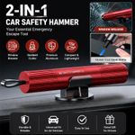 Car Safety Hammer Window Glass Breaker Seat Belt Cutter Emergency Escape Tool UK