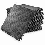 Interlocking EVA Foam Floor Mats 60x60cm Diamond Plate Gym Playroom Multi-Pack