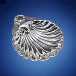 Vintage Sterling Silver Shell Dish/Bon Bon Trinket by A Chick & Sons London 1969