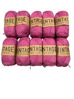 vintage dk cotton knitting wool crochet yarn 10*100g Balls