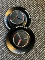 1x 154mm Black Centre Cap For Mercedes AMG Style Wheels