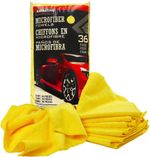 Kirkland Signature Ultra Plush Microfiber Towels 36 Pack, Yellow, 40.6 x 40.6 cm