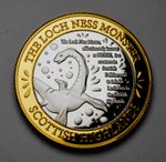 LOCH NESS MONSTER Dual Metal Commemorative. Scotland/Scottish Myth/Legend Nessie