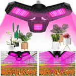 Foldable E27 Led Grow Light Full Spectrum Lamp for Hydroponics Plant Veg Flower