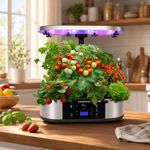 Hydroponics Growing System 12 Pod Smart W/ Water Level Sensor Home Office School