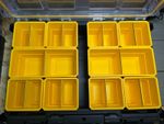 10 Yellow BIN DIVIDERS for Dewalt Toughsystem 2.0 DEEP Toolbox  Set of 5,6 & 10