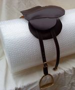 BEST Quality Rocking Horse Removable Saddle with Stirrups - S, M, L 