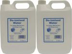 2 x Deionised Water 5 Litre 5L De Ionised Car Battery Steam Iron Distilled