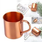 Copper Mug Cup For Moscow-Mule Coffee Beer Drinking Cocktail Camping 410ML
