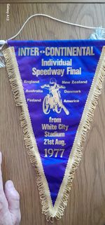 Speedway Pennant Intercontinental Individual Speedway Final 21st August 1977.