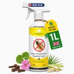 WASP BEE HORNET ECO REPELLENT STOP WASPS NATURALLY MADE IN THE UK BIG VALUE 1L
